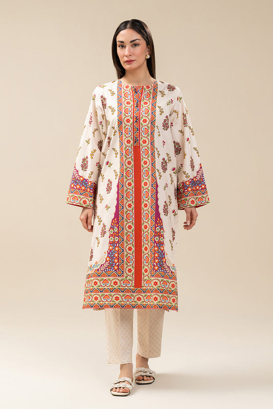 2 PIECE PRINTED COTTON VISCOSE SUIT (PRET)
