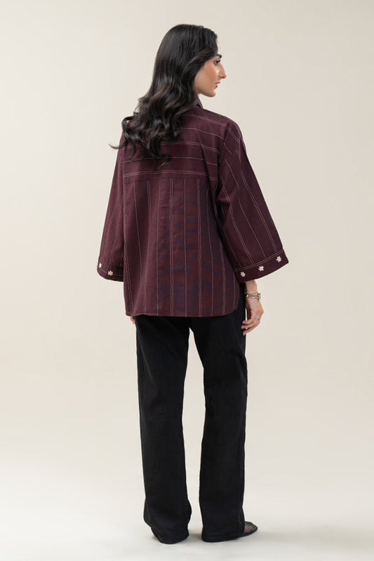 EMBROIDERED DOBBY TOP (PRET)