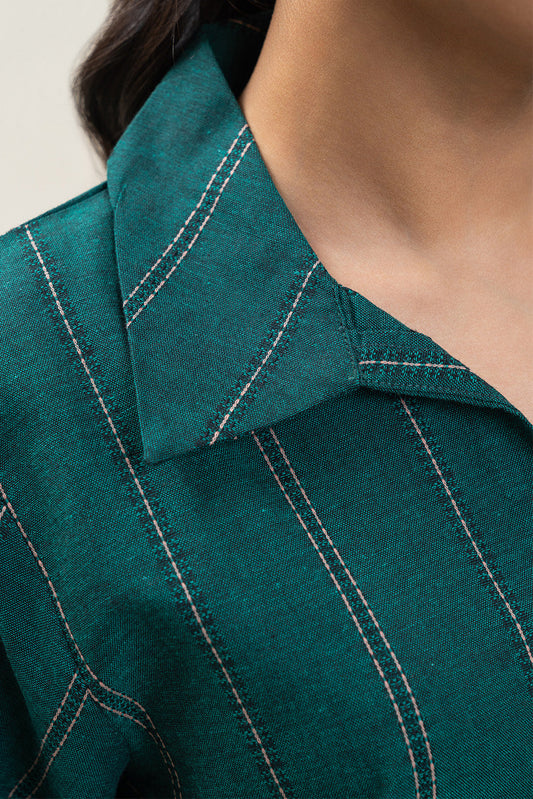 EMBROIDERED DOBBY TOP (PRET)