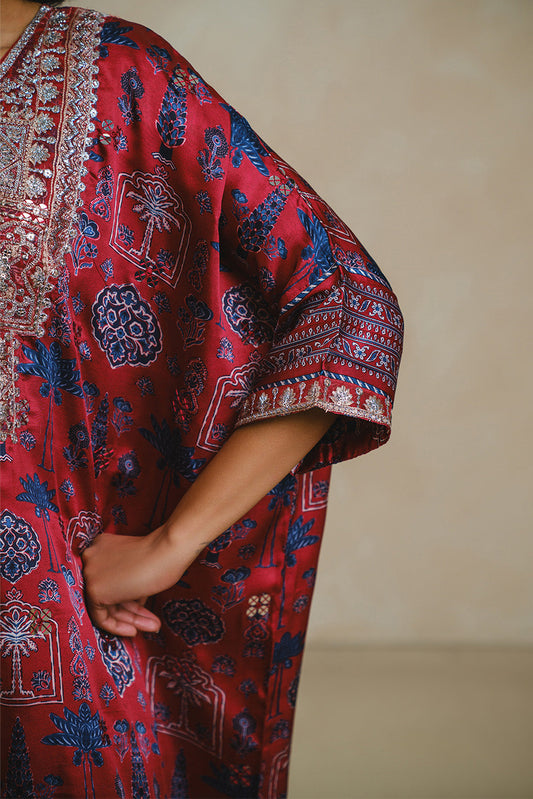 EMBROIDERED SHAMOZE SILK SHIRT (LUXURY-PRET)