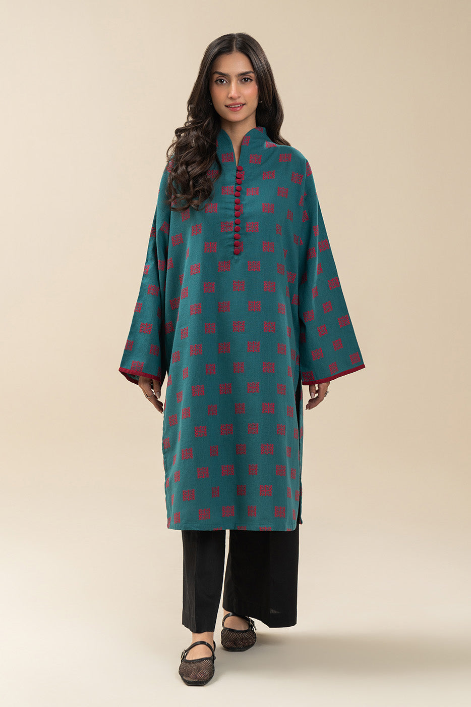 BASIC JACQUARD SHIRT (PRET)