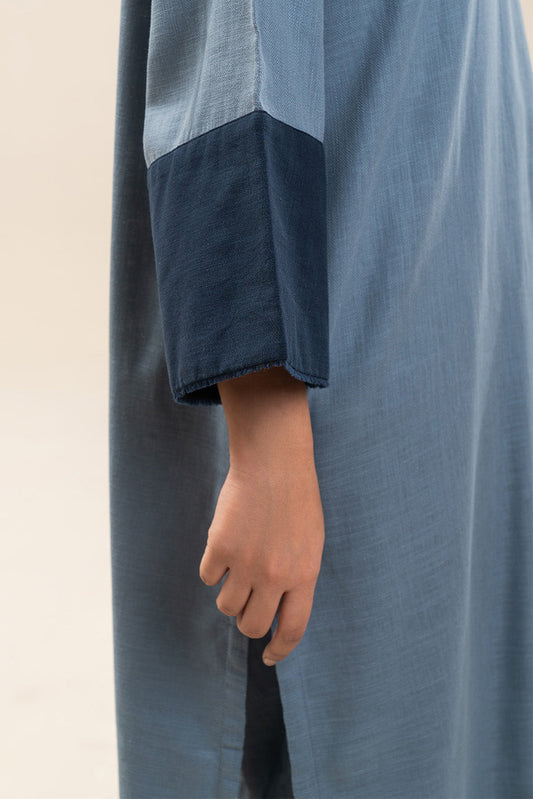 2 PIECE EMBROIDERED TWILL SUIT (PRET)