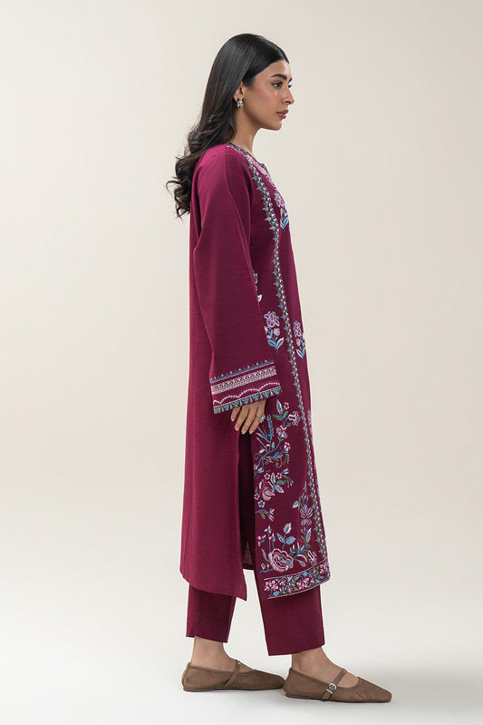 2 PIECE EMBROIDERED KHADDAR SUIT (PRET)