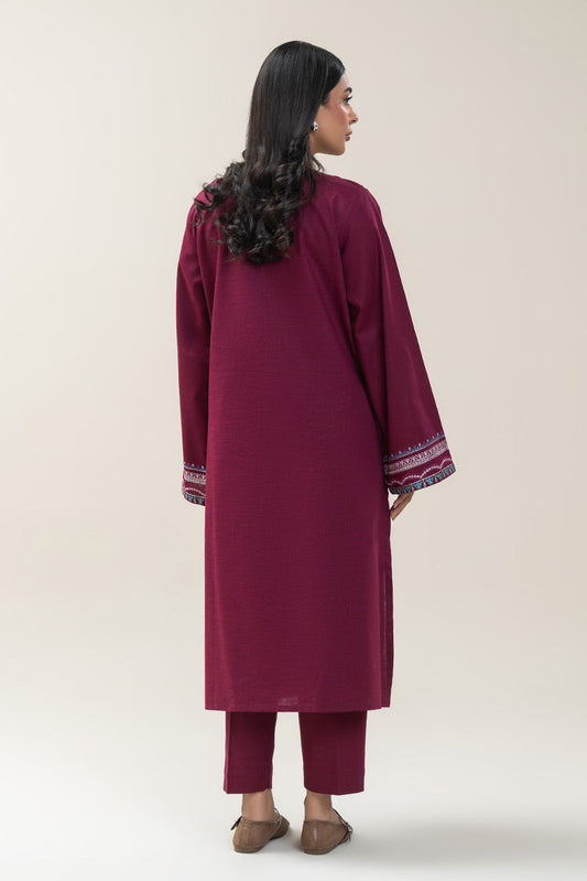 2 PIECE EMBROIDERED KHADDAR SUIT (PRET)