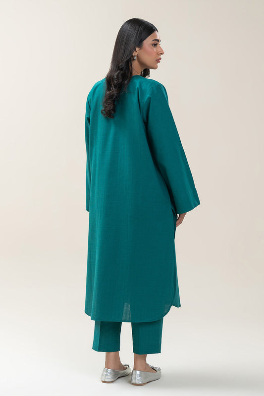 2 PIECE EMBROIDERED KHADDAR SUIT (PRET)