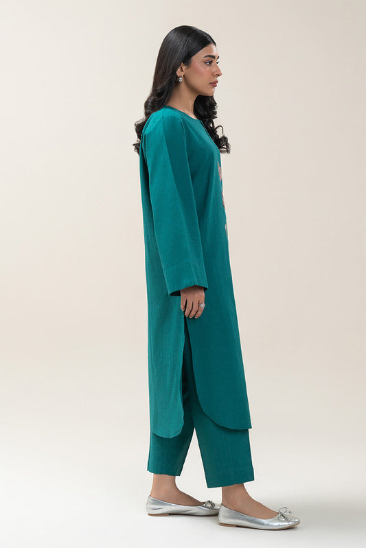 2 PIECE EMBROIDERED KHADDAR SUIT (PRET)