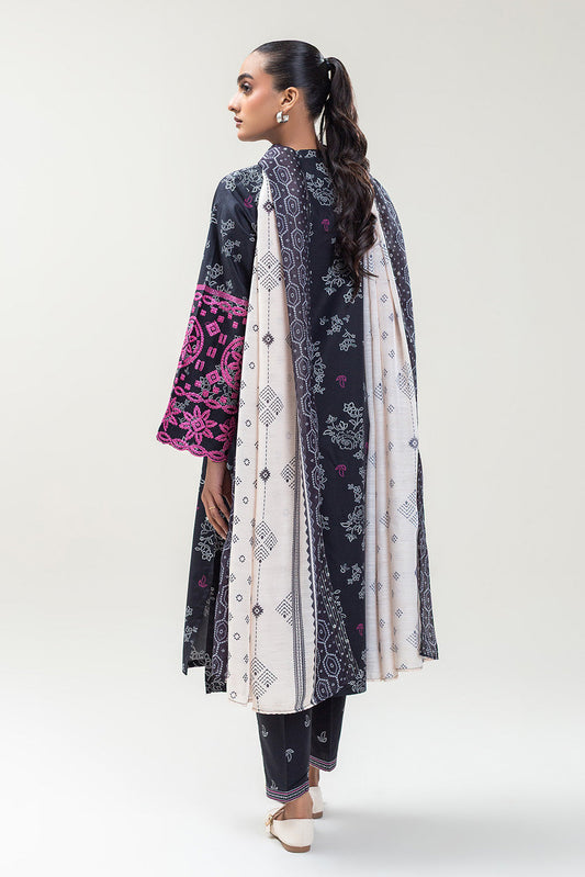 EMBROIDERED COTTON VISCOSE SHIRT (PRET)