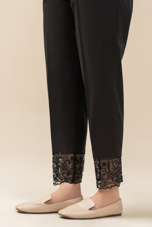 EMBROIDERED STRAIGHT PANTS