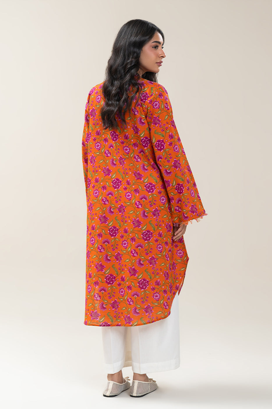 PRINTED KHADDAR SHIRT (PRET)