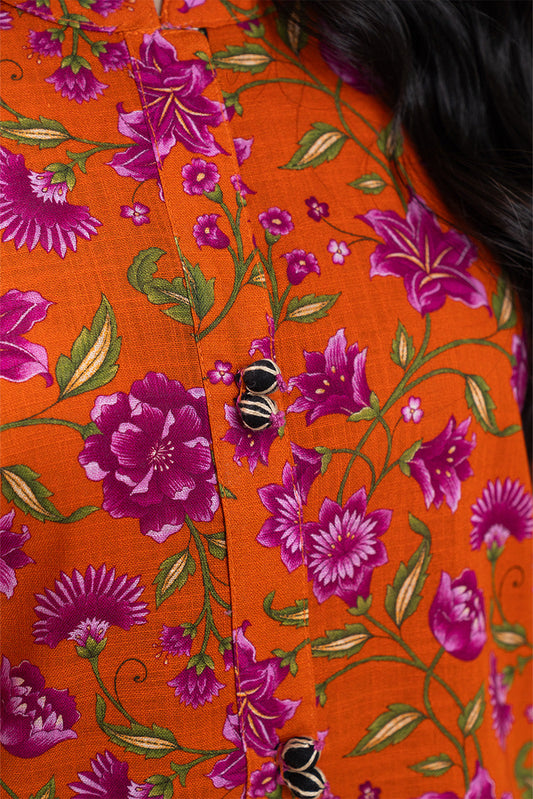 PRINTED KHADDAR SHIRT (PRET)