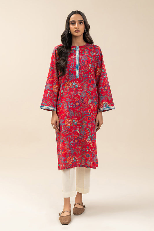 PRINTED KHADDAR SHIRT (PRET)