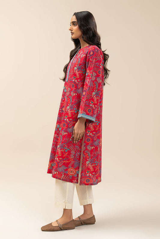 PRINTED KHADDAR SHIRT (PRET)