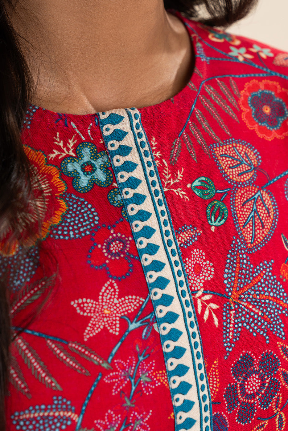 PRINTED KHADDAR SHIRT (PRET)