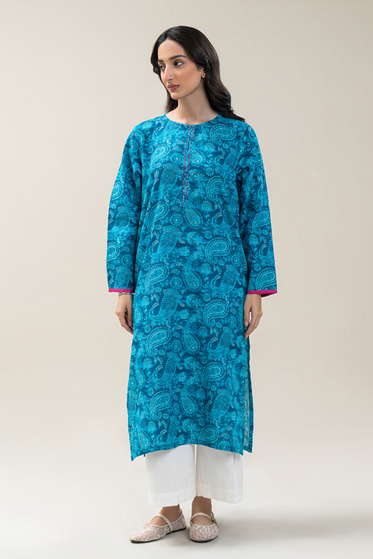 PRINTED KHADDAR SHIRT (PRET)