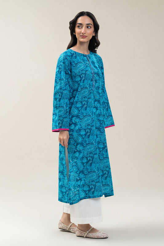 PRINTED KHADDAR SHIRT (PRET)