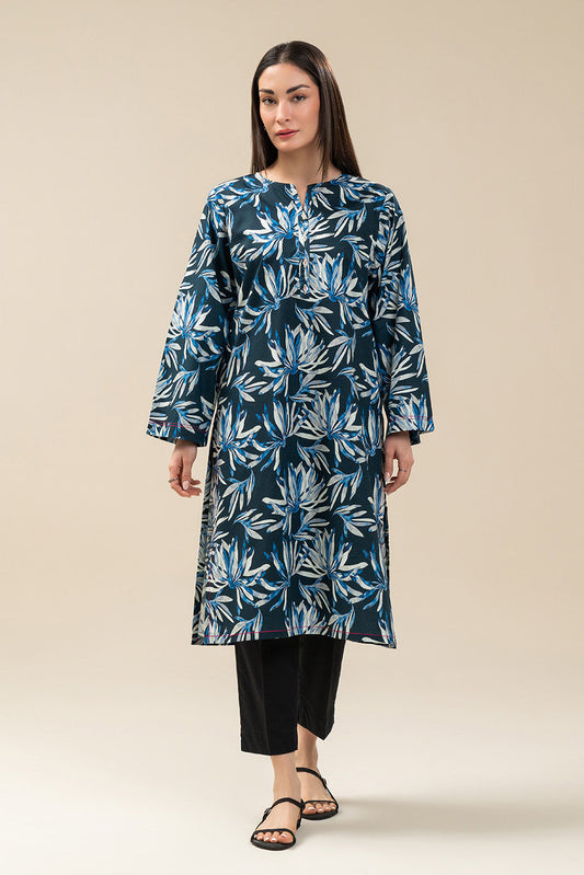 PRINTED COTTON VISCOSE SHIRT (PRET)