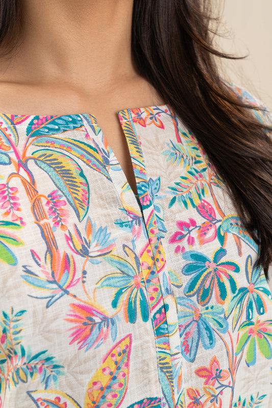 2 PIECE PRINTED KHADDAR SUIT (PRET)