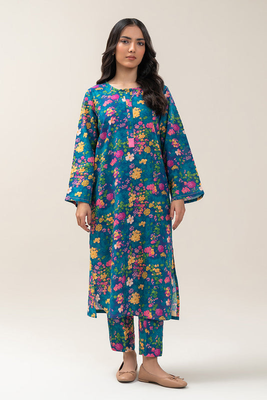 2 PIECE PRINTED KHADDAR SUIT (PRET)