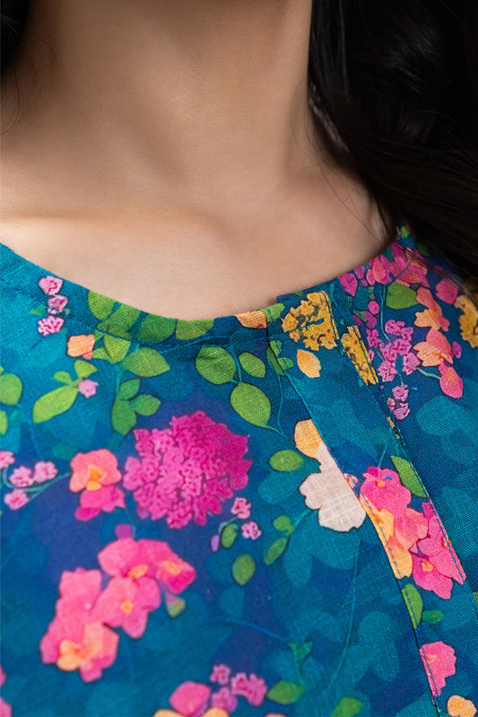 2 PIECE PRINTED KHADDAR SUIT (PRET)