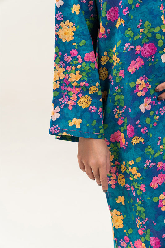 2 PIECE PRINTED KHADDAR SUIT (PRET)