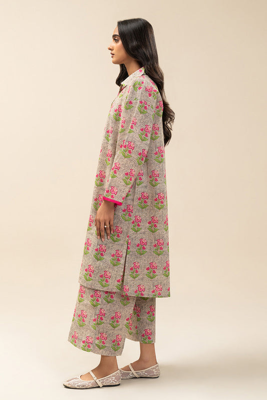 2 PIECE PRINTED KHADDAR SUIT (PRET)