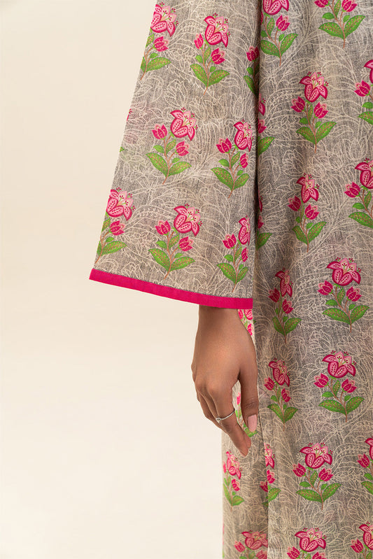 2 PIECE PRINTED KHADDAR SUIT (PRET)