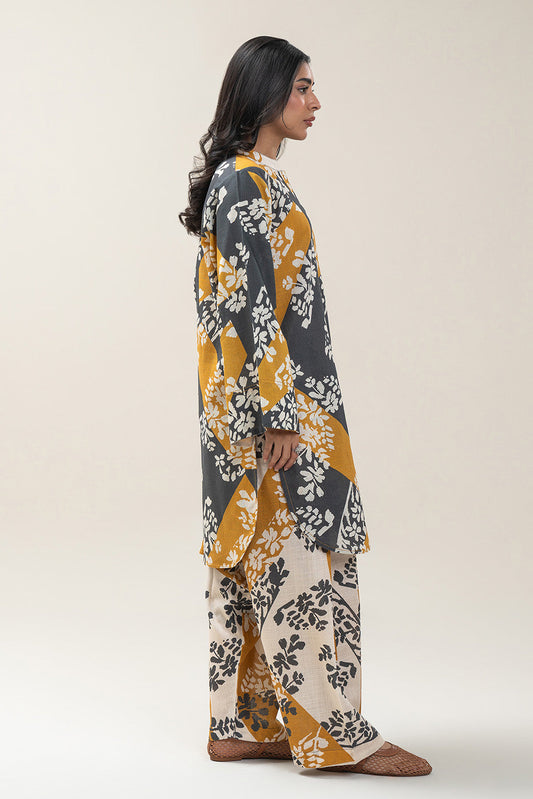 2 PIECE PRINTED KHADDAR SUIT (PRET)