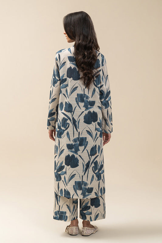 2 PIECE PRINTED KHADDAR SUIT (PRET)