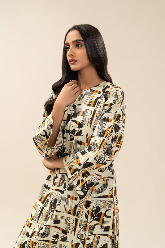 2 PIECE PRINTED KHADDAR SUIT (PRET)