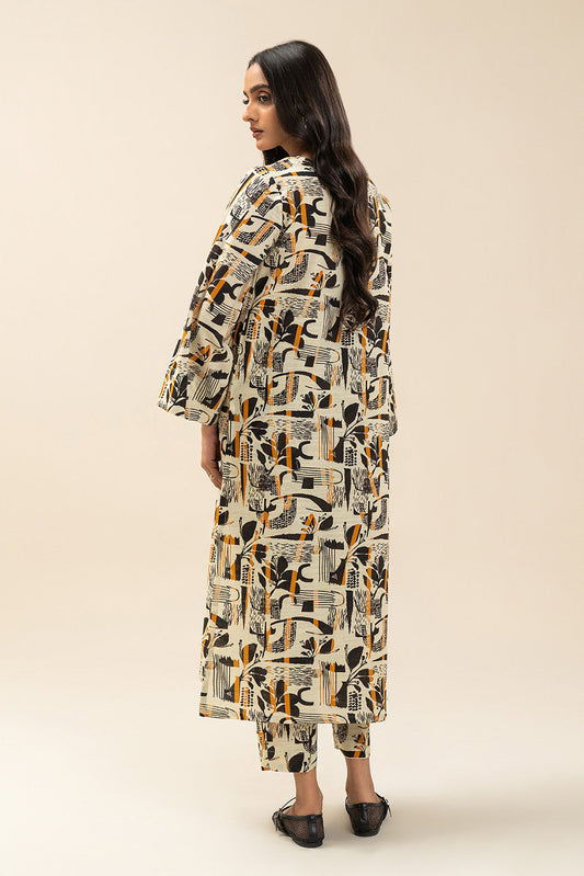 2 PIECE PRINTED KHADDAR SUIT (PRET)