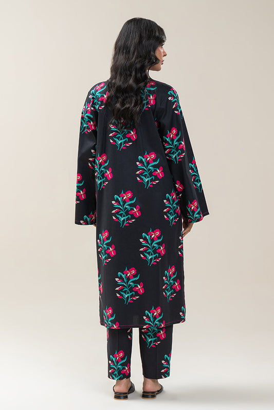 2 PIECE PRINTED COTTON VISCOSE SUIT (PRET)