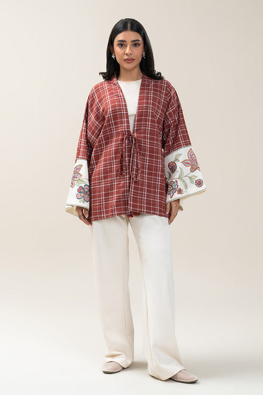 EMBROIDERED DOBBY TOP (PRET)