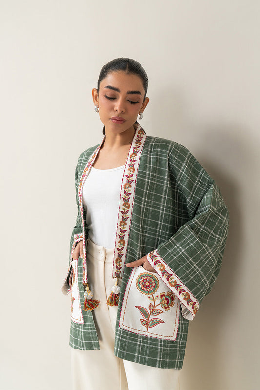 EMBROIDERED DOBBY TOP (PRET)