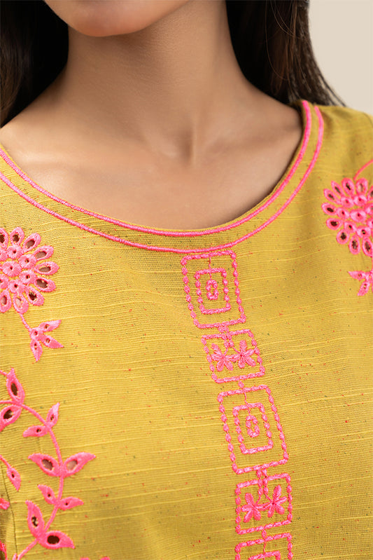 EMBROIDERED  MULTI NEPS TOP (PRET)