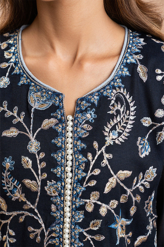 EMBROIDERED JACQUARD SHIRT (LUXURY PRET)