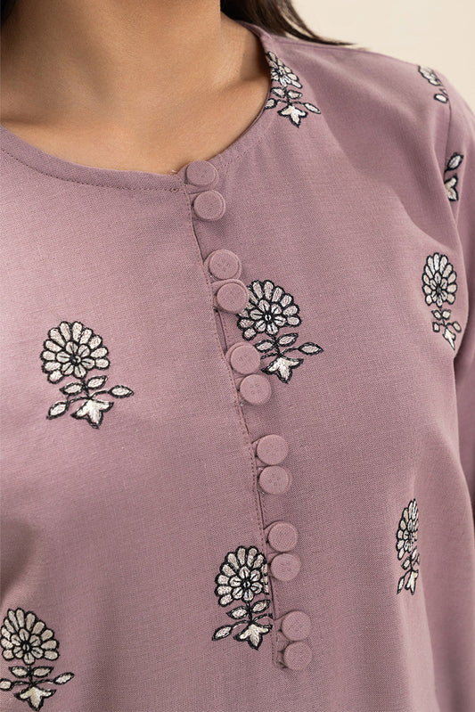 2 PIECE BASIC COTTON LINEN SUIT (PRET)