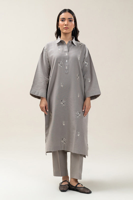 2 PIECE BASIC COTTON LINEN SUIT (PRET)