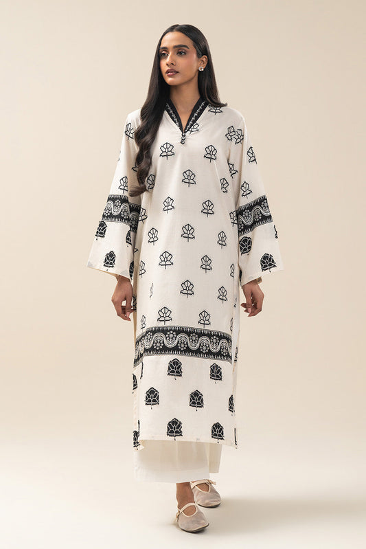 EMBROIDERED JACQUARD SHIRT (PRET)