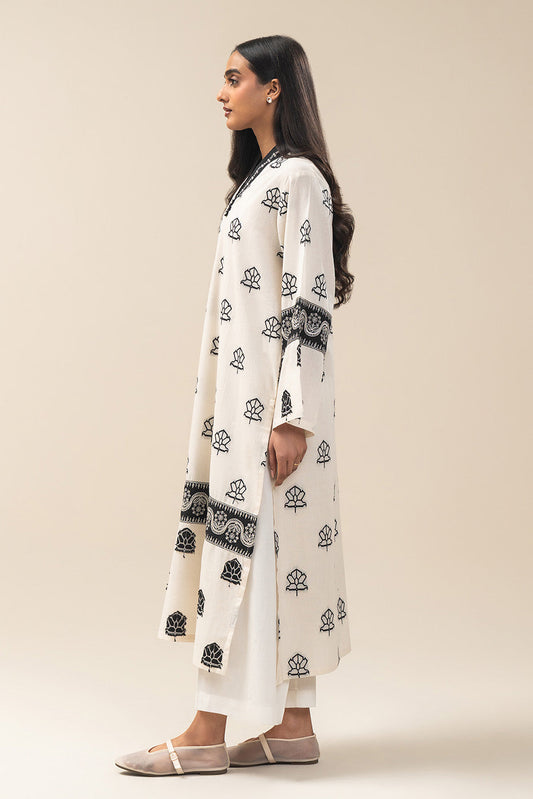 EMBROIDERED JACQUARD SHIRT (PRET)