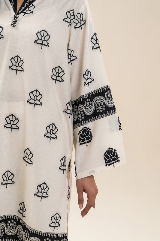 EMBROIDERED JACQUARD SHIRT (PRET)