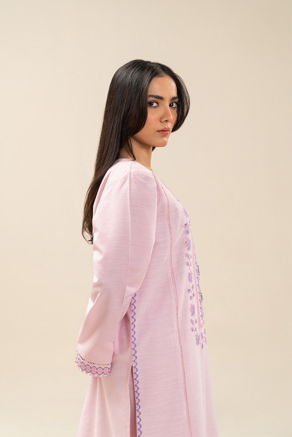 2 PIECE BASIC SLUB KHADDAR SUIT (PRET)