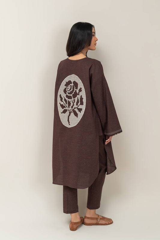 2 PIECE EMBROIDERED MULTI NEPS SUIT (PRET)