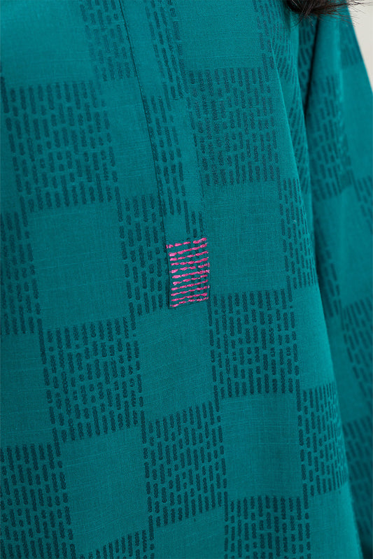 2 PIECE EMBROIDERED KHADDAR SUIT (PRET)