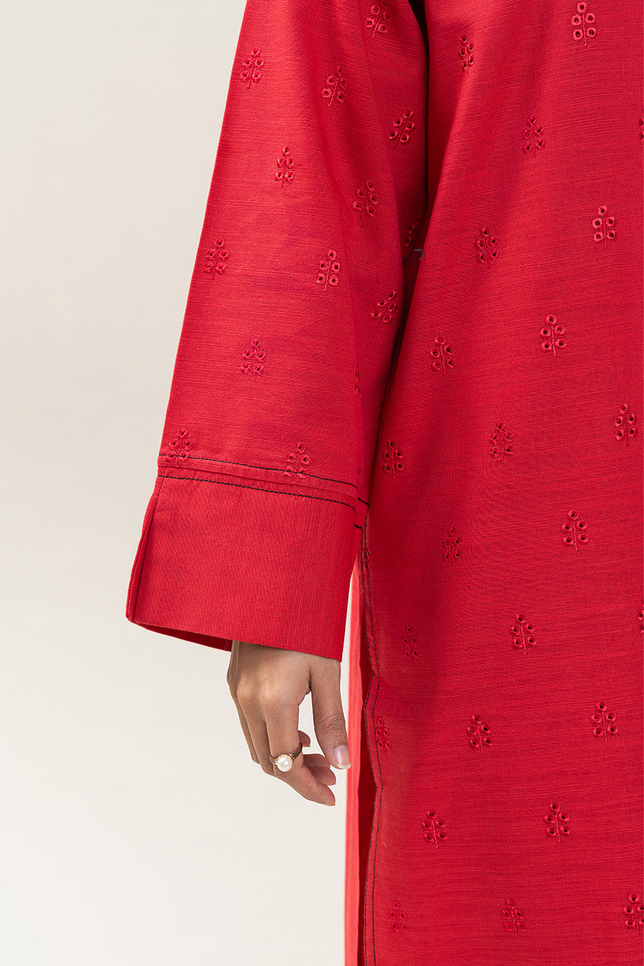 3 PIECE EMBROIDERED KHADDAR SUIT (PRET)