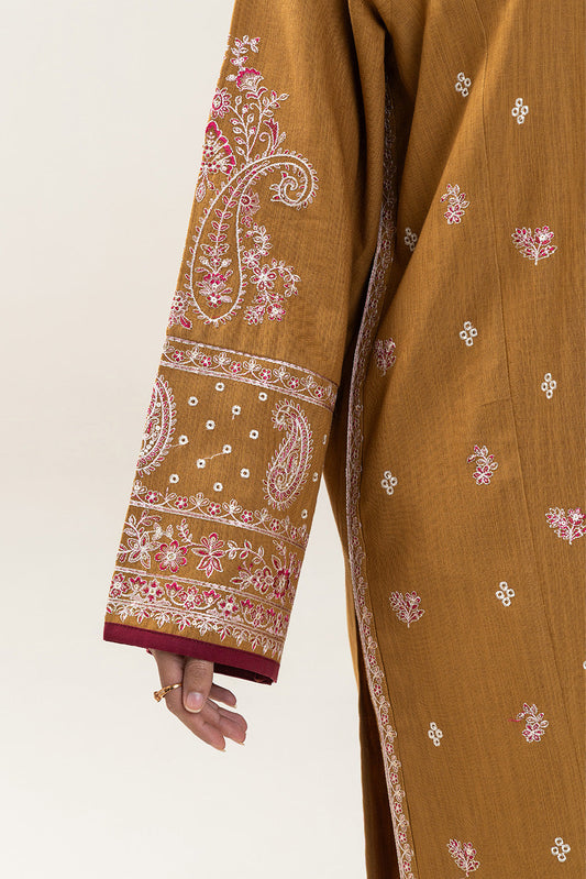 3 PIECE EMBROIDERED KHADDAR SUIT (PRET)