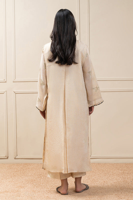 EMBROIDERED DYED SUIT (PRET)
