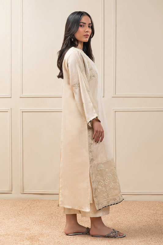 EMBROIDERED DYED SUIT (PRET)