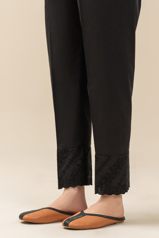 EMBROIDERED STRAIGHT PANTS
