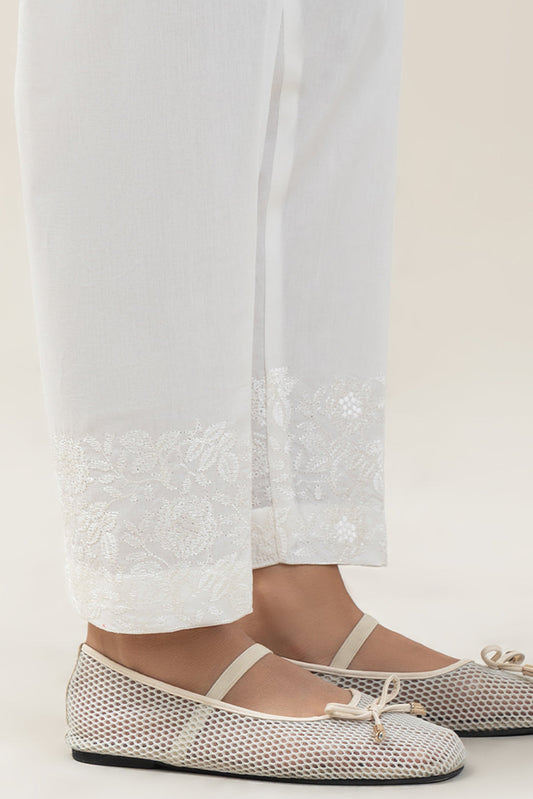 EMBROIDERED STRAIGHT PANTS