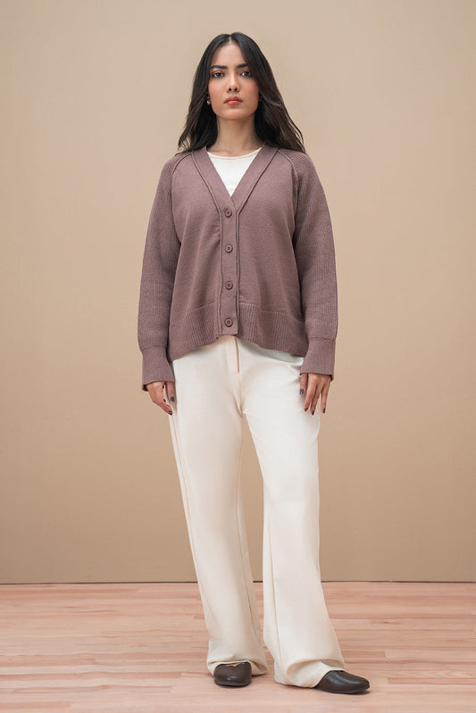 CROPPED RAGLAN CARDIGAN